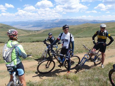 Top of Columbine Climb at the Leadville 100