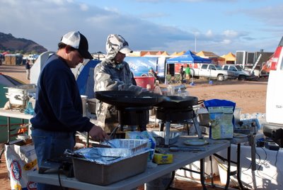 Breakfast at the 24 Hours of Moab