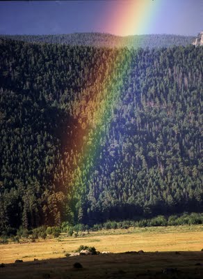 Rainbow in Rocky Mountain National Park