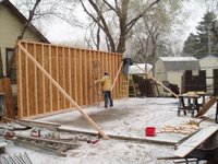 Framing New Garage