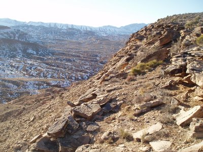 View Along Ridge on Barrel Roll Trail