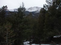 Pikes Peak from Barr Trail