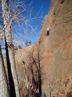 Rock Climbing in Red Rocks Open Space