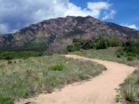 Cheyenne Mountain from Cheyenne Mountain State Park