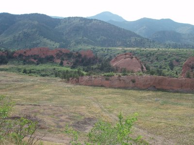 Old Landfill in Red Rocks Open Space, Colorado Springs, CO
