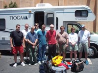 David Holt and RAAM crew in Taos, NM