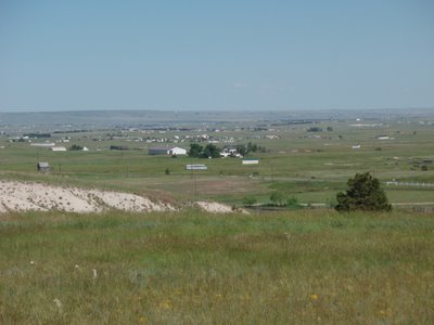 Looking Out onto the Praries from Eastonville Road