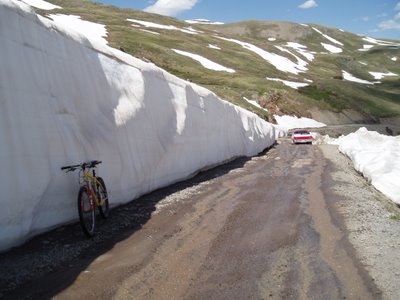 Snow on Cinnamon Pass