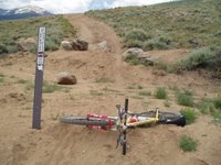 The North Face on Leadville 100 Mountain Bike Course
