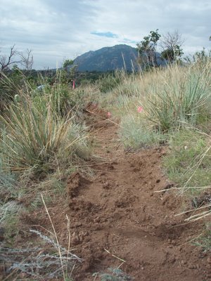 Building Bear Creek Singletrack - Cheyenne Mountain