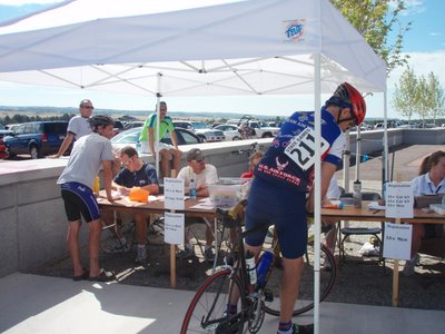 Stage Games of America Raod Race - Registration Tent