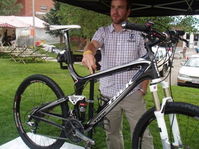 Lance Armstrong's Trek Top Fuel 9.8 for the 2008 Leadville 100