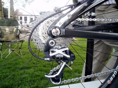 Lance Armstrong's Top Fuel 9.8 Cassette and Rear Derailleur