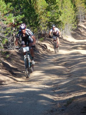 Dave Wiens Descending Powerline at the Leadville 100