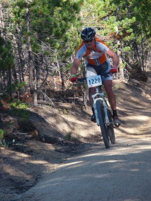 Floyd Landis Descending Powerline at the Leadville 100