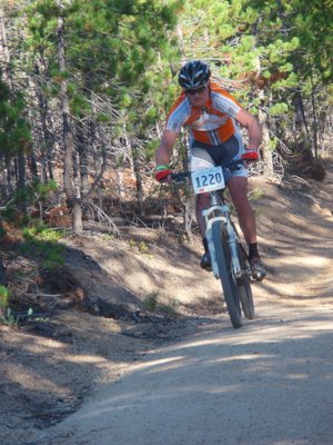 Floyd Landis Descending Powerline 2007 Leadville 100