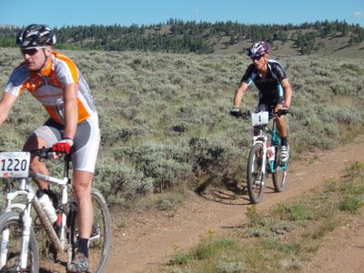 Dave Wiens at the Bottom of the Columbine Climb at the Leadville 100