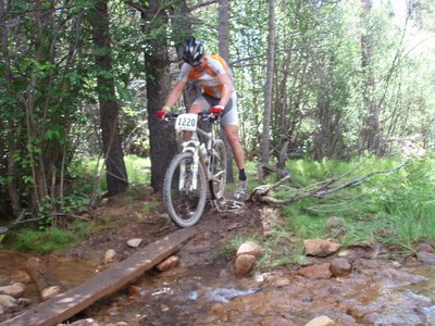 Landis Thinks He Can Ride the Water Crossing at the Bottom of the Powerline