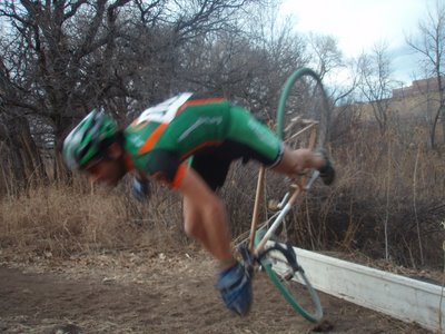 Failed Attempt at Hopping Cyclocross Barrier
