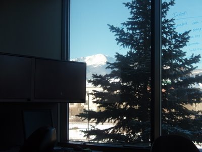 View of Pikes Peak from Work