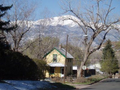 Pikes Peak After Spring Snow