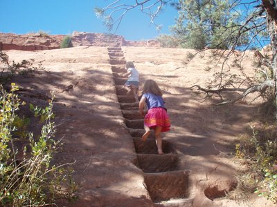 Steps up Quarry in Red Rocks Open Space