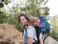 Sleeping in the Kelty pack on the Manitou Incline