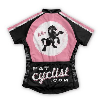 Fat Cyclist Pink Jersey