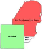 White Acres Map, Colorado Springs