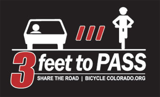 3 feet to pass logo