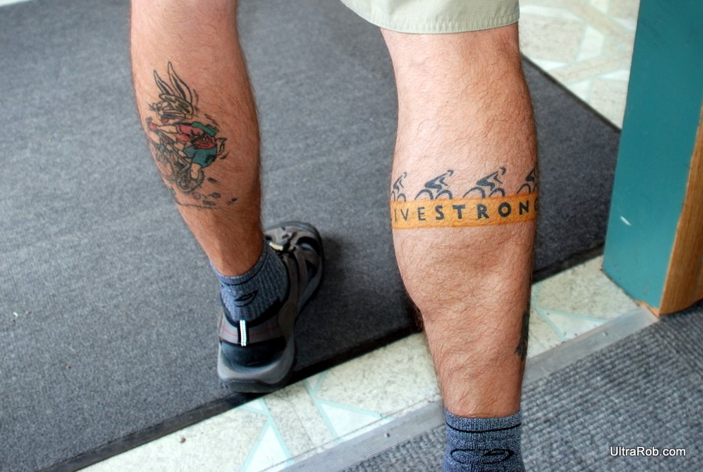 tattoo gear. You get a Livestrong tattoo on