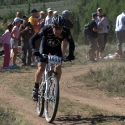 Levi Leipheimer Coming Down From Columbine Mine Climb