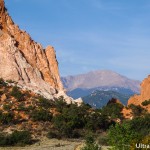 Pikes Peak from Garden of the Gods