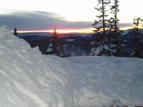 skiing image