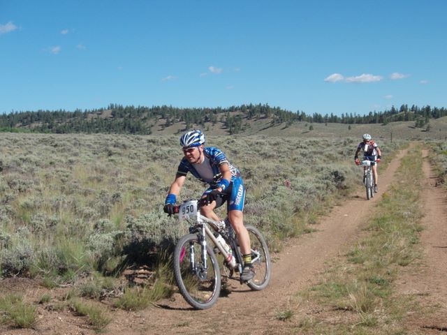 Leadville 100 Bottom of Columbine Climb Outbound