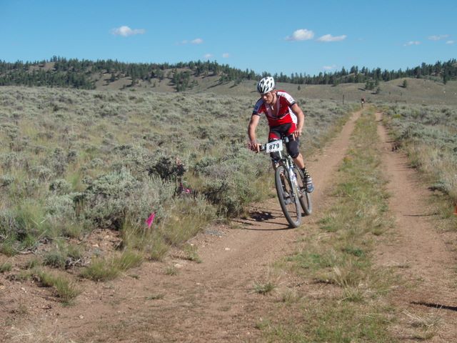 Leadville 100 Bottom of Columbine Climb Outbound