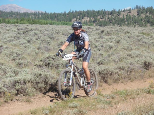 Leadville 100 Bottom of Columbine Climb Outbound