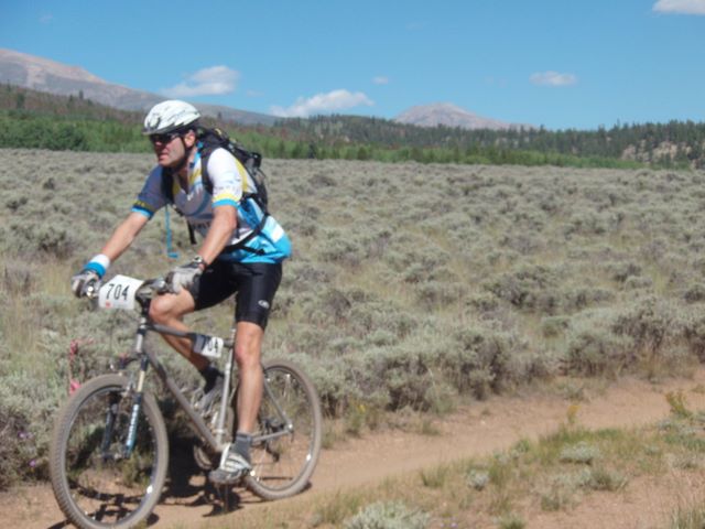 Leadville 100 Bottom of Columbine Climb Outbound