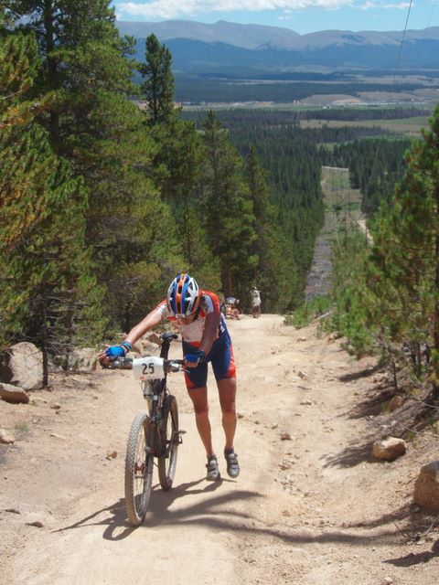 Leadville 100 MTB Powerline Inbound