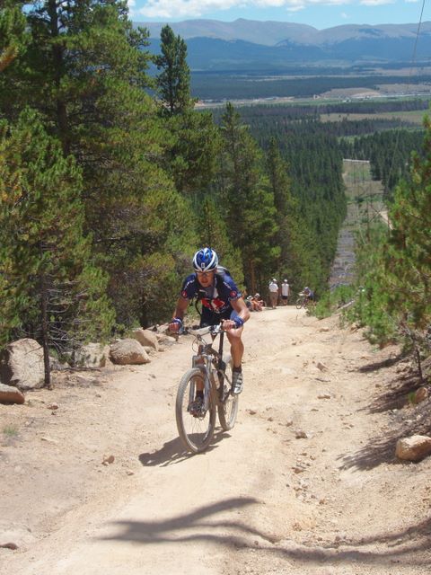 Leadville 100 MTB Powerline Inbound
