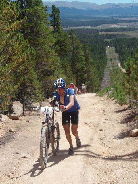 Leadville 100 MTB Powerline Inbound